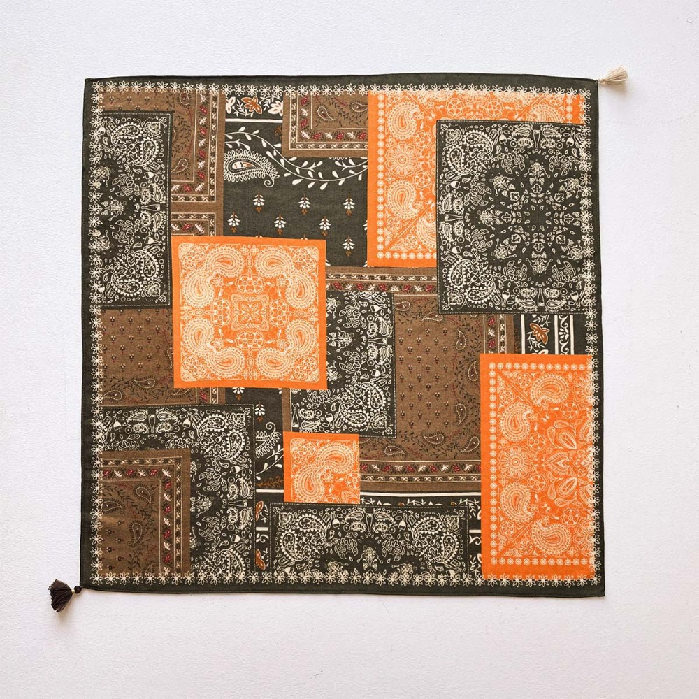 Tassel Scarf Women Square Cott - огляд і ціна Face Scarf Mask