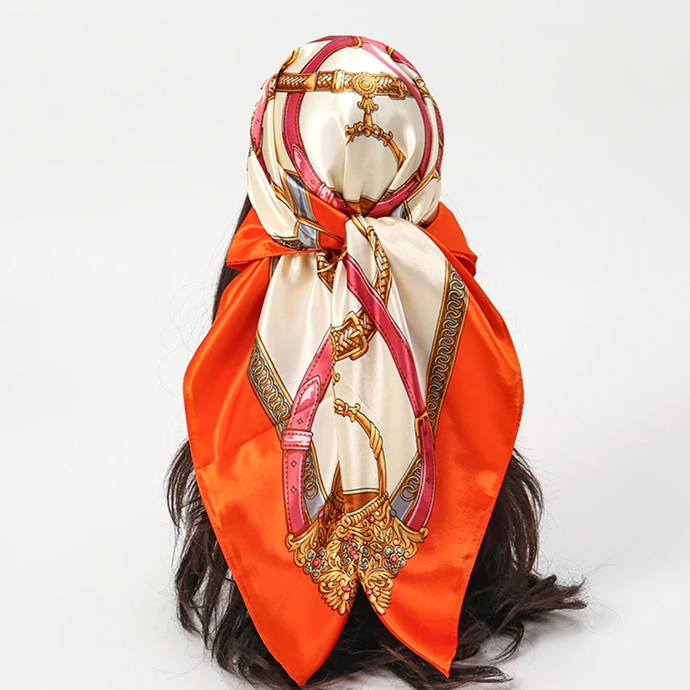 Fashion Scarves 90*90cm Women  - огляд і ціна Face Scarf Mask