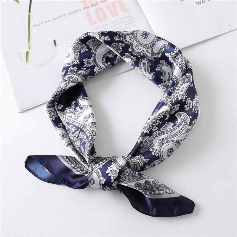 60cm Luxury Square Silk Scarf  - огляд і ціна Face Scarf Mask