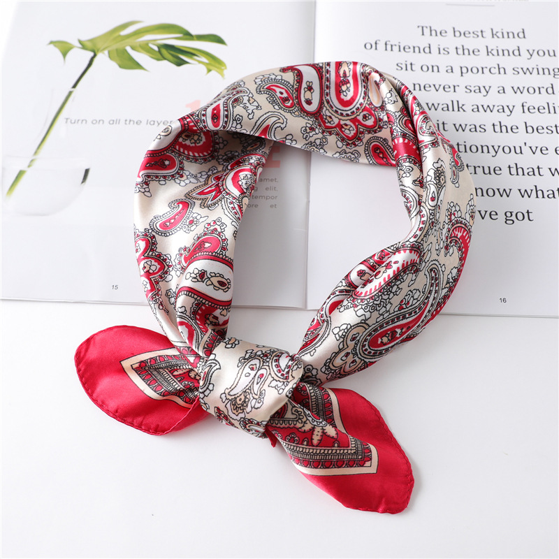 60cm Luxury Square Silk Scarf  - огляд і ціна Face Scarf Mask