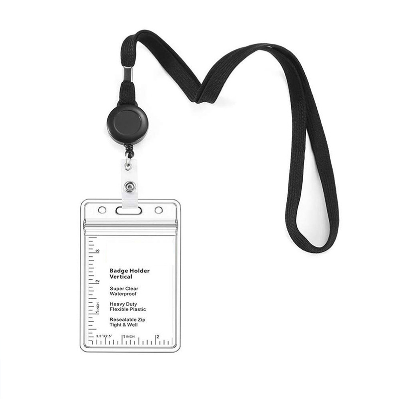 1-3Pcs Waterproof ID Badge Hol - огляд і ціна Lanyard Badge Holder