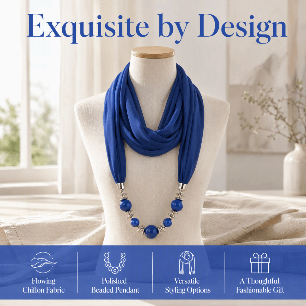 New Chiffon Scarf Necklace Bea - огляд і ціна Infinity Scarf Knit